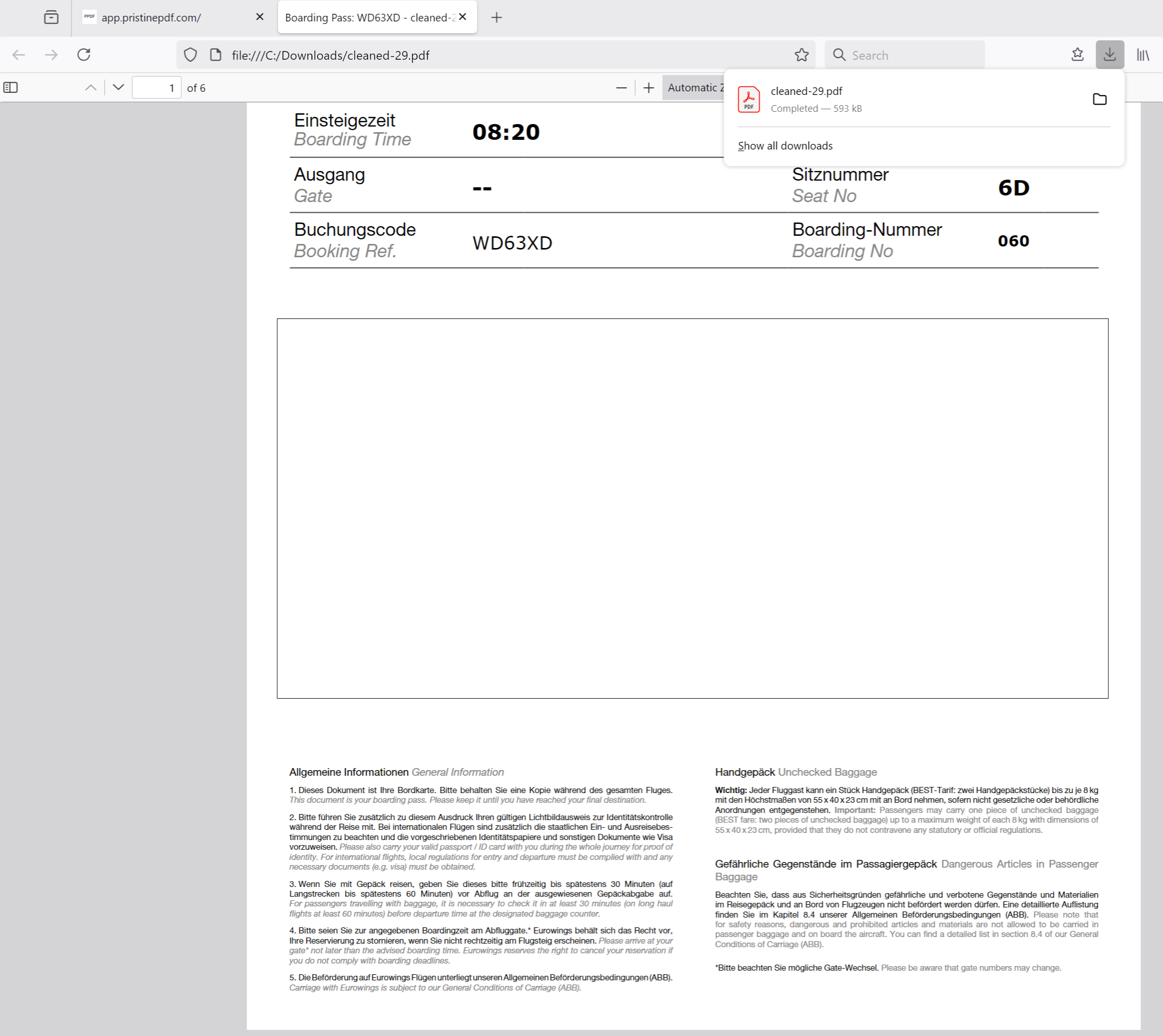 Step 5: Begin working with the application